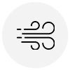 Wind airflow icon